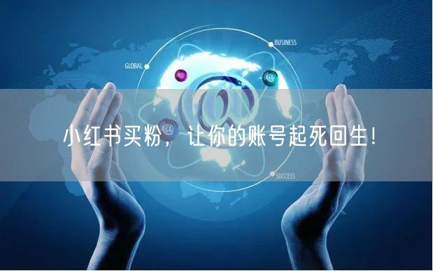 小红书买粉，让你的账号起死回生！