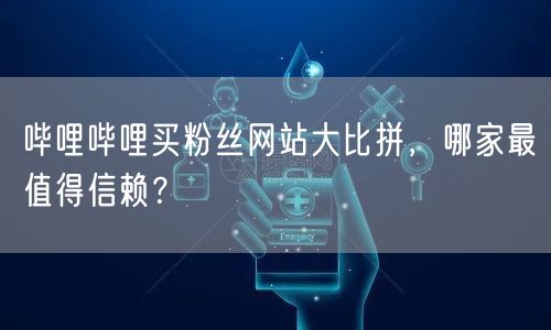 哔哩哔哩买粉丝网站大比拼，哪家最值得信赖？