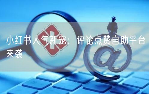 小红书人气新宠：评论点赞自助平台来袭