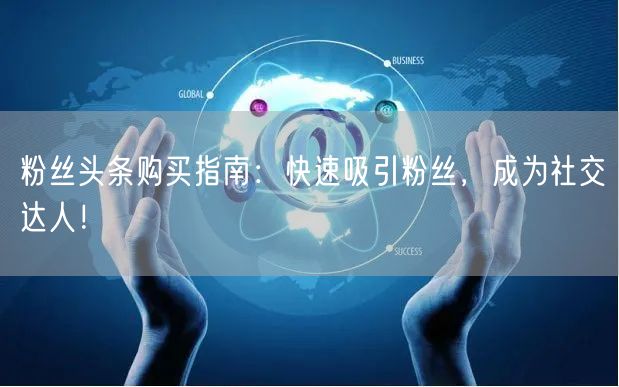 粉丝头条购买指南：快速吸引粉丝，成为社交达人！