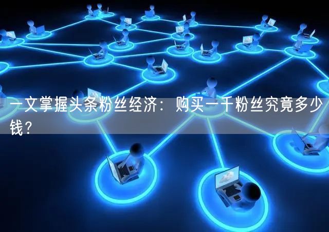一文掌握头条粉丝经济：购买一千粉丝究竟多少钱？