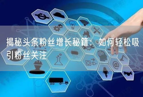 揭秘头条粉丝增长秘籍：如何轻松吸引粉丝关注