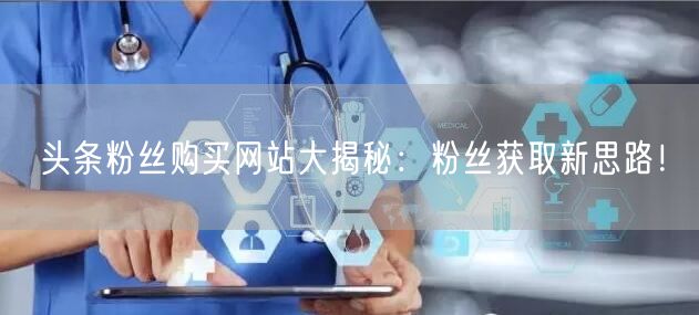 头条粉丝购买网站大揭秘：粉丝获取新思路！