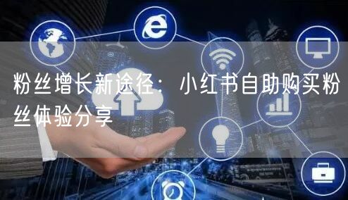 粉丝增长新途径：小红书自助购买粉丝体验分享