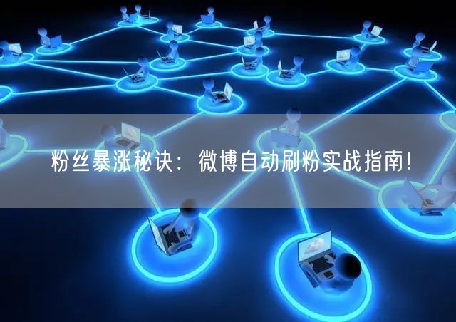 粉丝暴涨秘诀：微博自动刷粉实战指南！