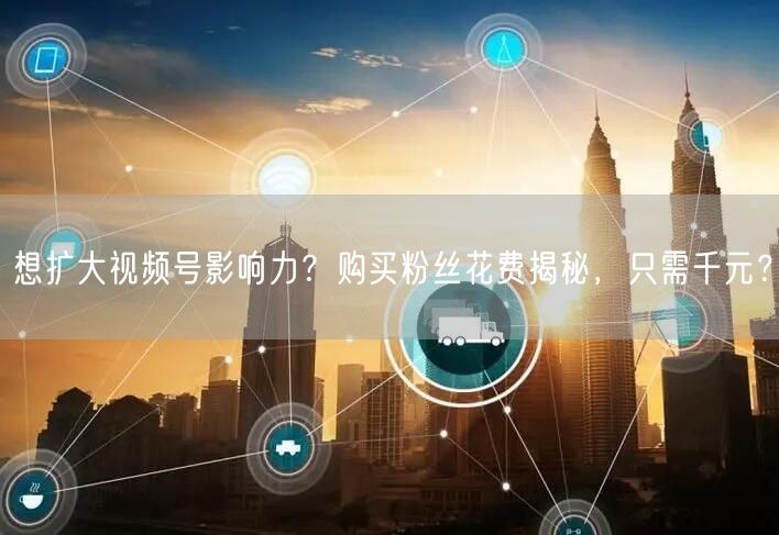 想扩大视频号影响力？购买粉丝花费揭秘，只需千元？