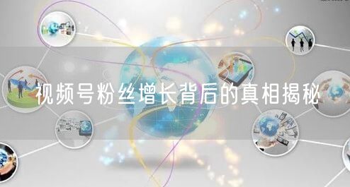 视频号粉丝增长背后的真相揭秘