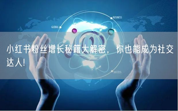小红书粉丝增长秘籍大解密，你也能成为社交达人!