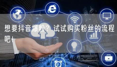 想要抖音爆粉？试试购买粉丝的流程吧！