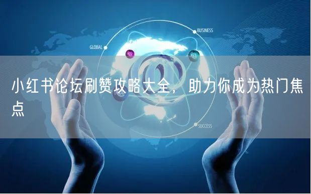 小红书论坛刷赞攻略大全，助力你成为热门焦点
