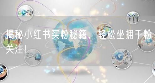 揭秘小红书买粉秘籍，轻松坐拥千粉关注！